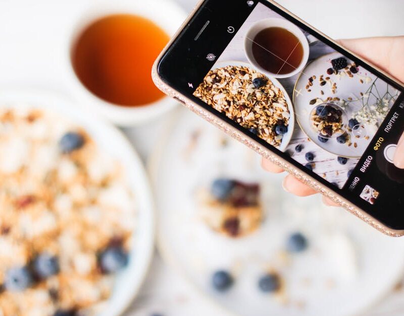 Food Aesthetics - A vibrant image of a wholesome breakfast featuri #10520378