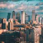 City Architecture - Gorgeous view of London's modern skyline with ic #11329958