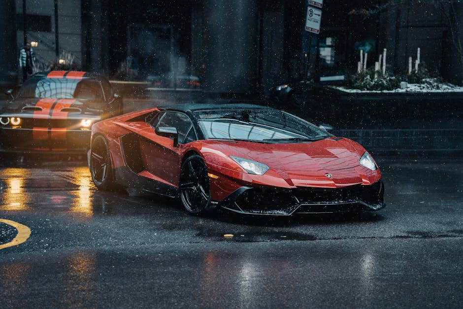 Luxury Cars - Lamborghini Aventador and Dodge Challenger on we #17597449
