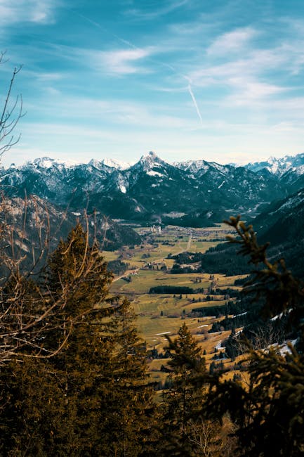 Mountain Landscapes - Picturesque landscape of Pfronten, Germany with #20572569