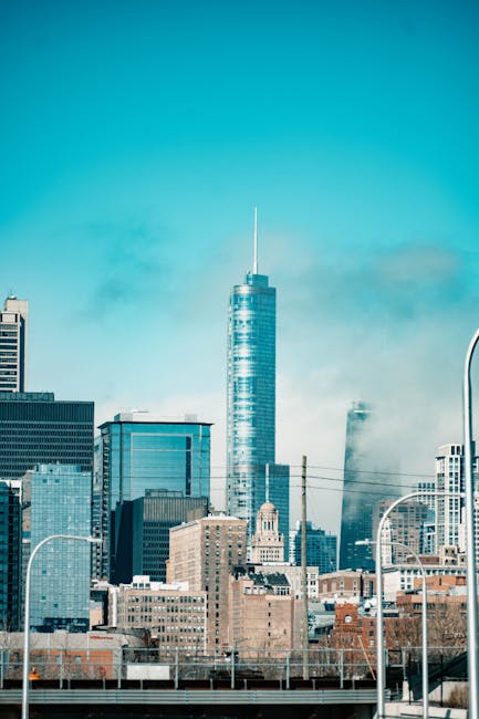 City Architecture - Explore Chicago's iconic skyline, featuring towe #20649748