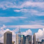 City Architecture - Iconic New York City skyline featuring modern sk #27312617