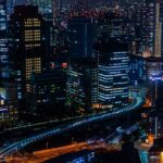 City Architecture - A stunning aerial view of a bustling urban skyli #31143444