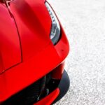Luxury Cars - Vibrant close-up of the sleek design and headlig #31192010