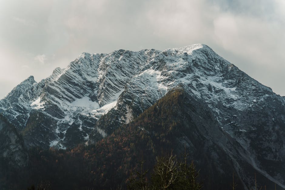 Mountain Landscapes - Capture the dramatic beauty of a snow-covered mo #36205940
