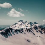 Mountain Landscapes - Stunning view of snow-capped mountain peaks unde #9201576